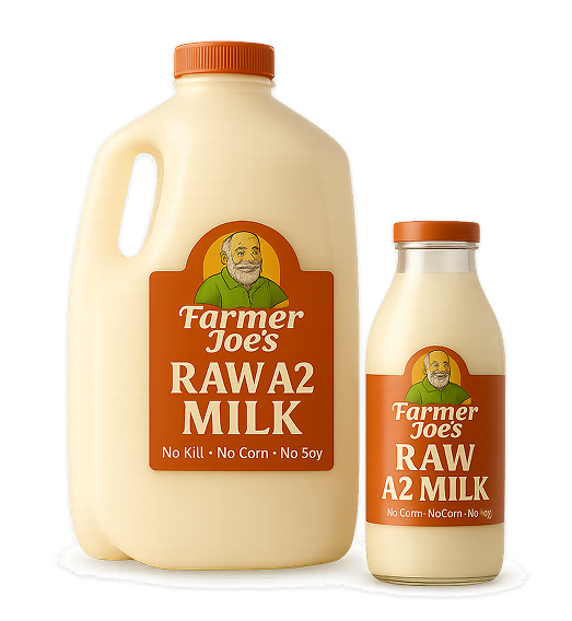 Raw Milk Bottles